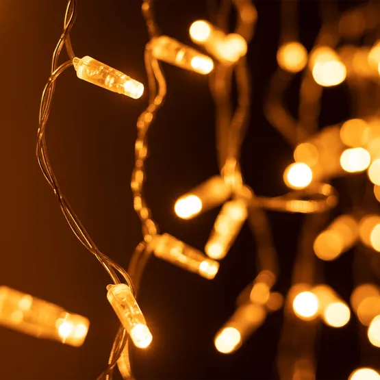 Фото #3 товара Светодиодная гирлянда ARD-EDGE-CLASSIC-2400x600-CLEAR-88LED-STD Yellow (230V, 6W) (Ardecoled, IP65)