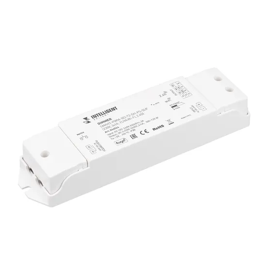 Фото товара INTELLIGENT ARLIGHT Диммер SMART-PWM-103-72-SH-PS-SUF (230V, 3x1A, TUYA Wi-Fi, 2.4G) (IARL, Контроллер)