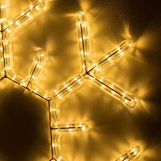 Фото #3 товара Фигура светодиодная ARD-SNOWFLAKE-M5-600x600-360LED Warm (230V, 20W) (Ardecoled, IP65)