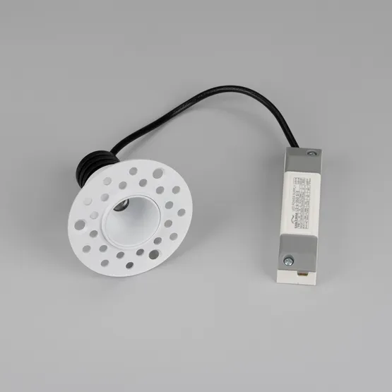 Фото #3 товара Светильник MS-INVISIO-TRIMLESS-R35-5W Warm2700 (WH-WH, 36 deg, 230V) (Arlight, IP54 Металл, 5 лет)