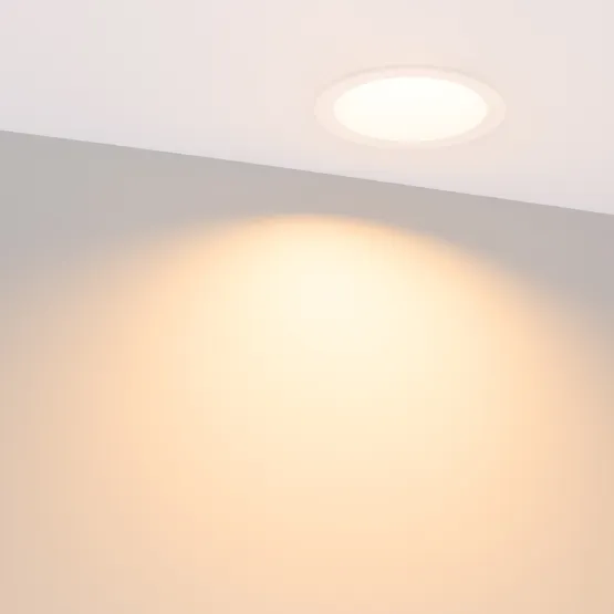 Фото #3 товара Светильник MS-DROP-BUILT-R105-14W Warm2700 (WH, 85 deg, 230V) (Arlight, IP54 Металл, 5 лет)