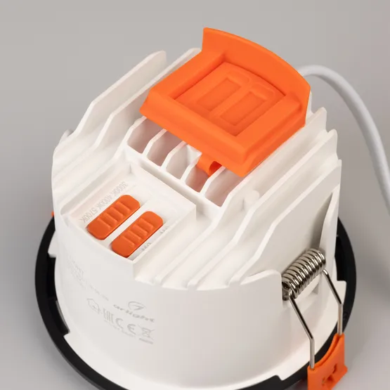 Фото #6 товара Светильник MS-ALORA-BUILT-R106-9W Day4000-MIX (BK, 40 deg, TRIAC) (Arlight, IP54 Пластик, 3 года)