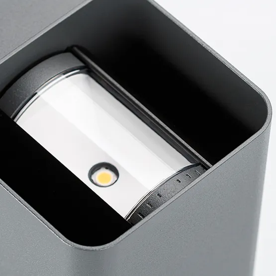 Фото #2 товара Светильник LGD-WALL-VARIO-S104x129-2x6W Warm2700 (GR, 1-80 deg) (Arlight, IP54 Металл, 3 года)