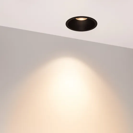 Фото #3 товара Светильник MS-HARBOR-R106-15W Warm3000 (BK, 50 deg, 230V) (Arlight, IP20 Металл, 5 лет)