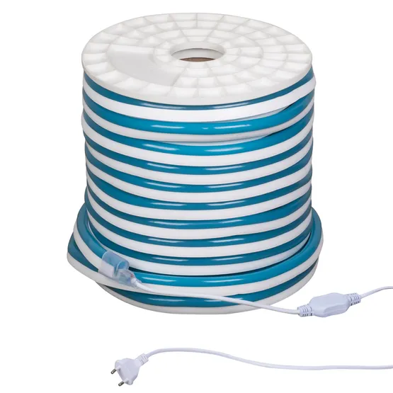 Фото #2 товара Гибкий неон ARL-CF2835-Classic-220V Blue (26x15mm) (Arlight, 8 Вт/м, IP65)