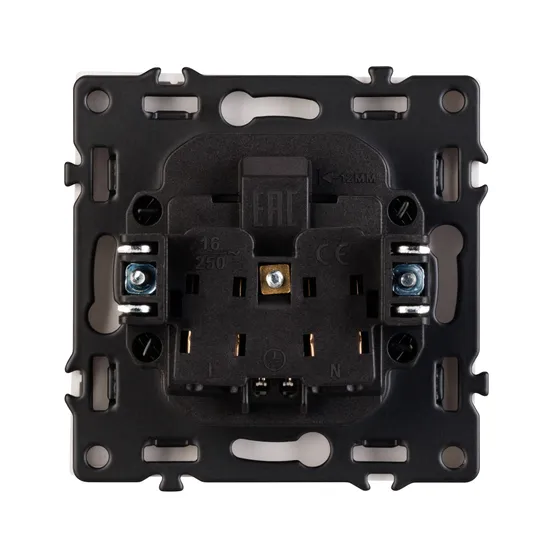 Фото #2 товара Механизм электрической розетки SCT-NOBE-MEU1-SFPL-WH (230V, 16A) (Arlight, Белый кварц)