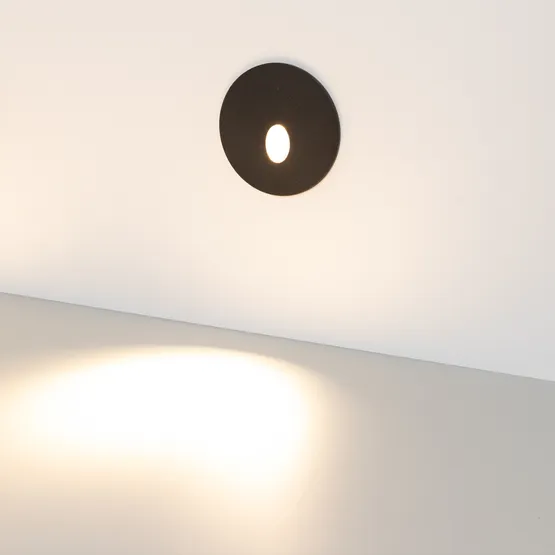 Фото #3 товара Светильник LT-GAP-R70-3W Warm3000 (BK, 30deg, 230V) (Arlight, IP65 Металл, 3 года)