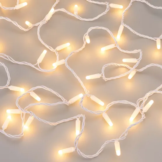 Фото #3 товара Светодиодная гирлянда ARD-STRING-CLASSIC-10000-WHITE-100LED-MILK-PULSE Warm (230V, 7W) (Ardecoled, IP65)