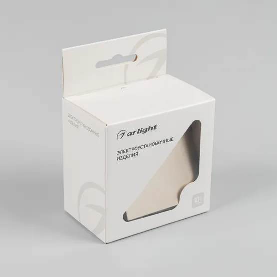 Фото #4 товара Механизм выключателя одноклавишный перекрёстный SWT-MKX1-PL-GD-V (250V, 10A) (Arlight, -)