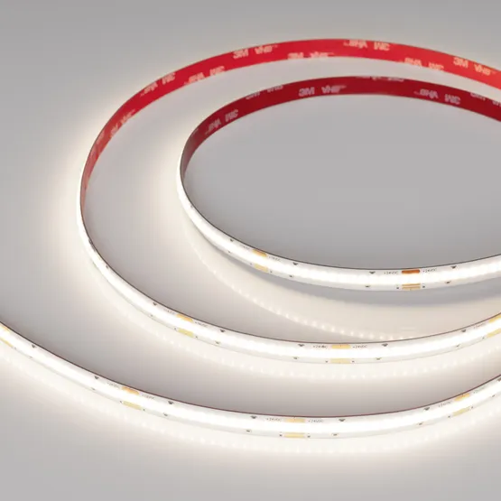 Фото #4 товара Светодиодная лента COB-X512-10mm 24V White-MIX (15 W/m, IP20, CSP, 5m) (Arlight, 5 лет)