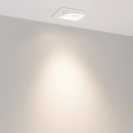 Фото #2 товара Светильник MS-VORTEX-BUILT-S90x90-12W Day4000 (WH-WH, 40 deg, 230V) (Arlight, IP20 Металл, 5 лет)