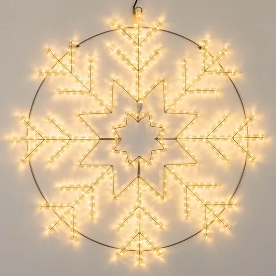 Фото #2 товара Фигура светодиодная ARD-SNOWFLAKE-M8-950x950-540LED Warm (230V, 33W) (Ardecoled, IP65)