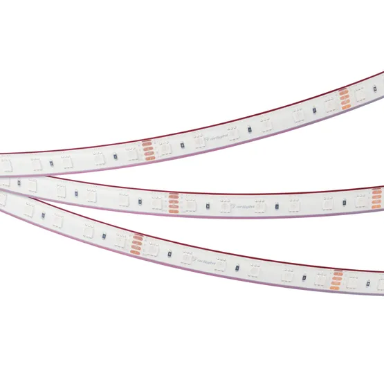 Фото #5 товара Светодиодная лента герметичная RTW-PFS-B60-13mm 24V RGB (14.4 W/m, IP68, 5060, 5m) (Arlight, 14.4 Вт/м, IP68)