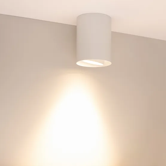 Фото #4 товара Светильник SP-FOCUS-R110-18W Warm3000 (WH, 50 deg, 230V) (Arlight, IP54 Металл, 5 лет)