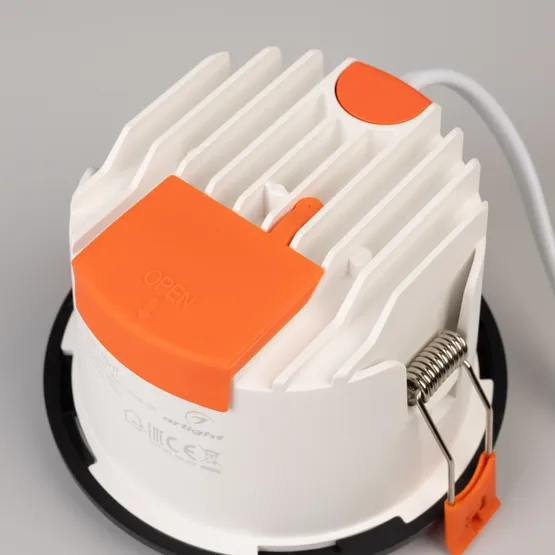 Фото #2 товара Светильник MS-ALORA-BUILT-R106-9W Day4000-MIX (BK, 40 deg, TRIAC) (Arlight, IP54 Пластик, 3 года)