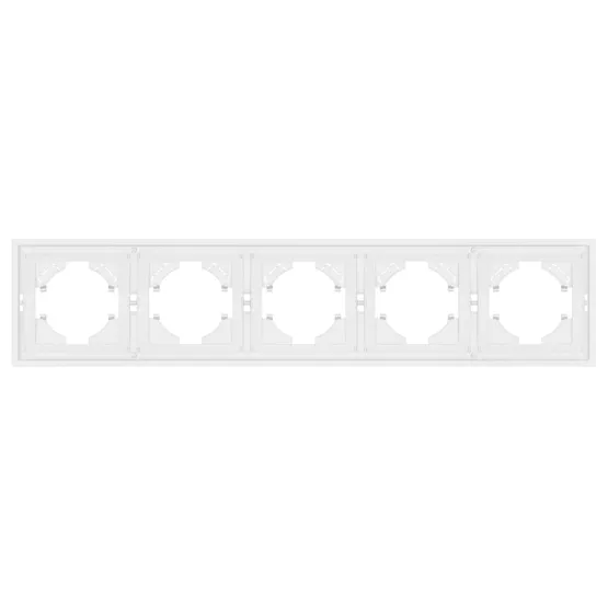 Фото #3 товара Рамка пластиковая FRM-TENDO-PL-5-WH (Arlight, Белый)