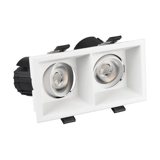 Фото #7 товара Светильник MS-FLOW-BUILT-S157x85-2x12W Warm3000 (WH, 38 deg, 230V) (Arlight, IP20 Металл, 5 лет)