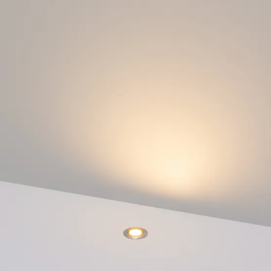 Фото #2 товара Светильник ART-PELURU-GROUND-R23-1W Warm3000 (SL, 100 deg, 24V) (Arlight, IP67 Металл, 3 года)