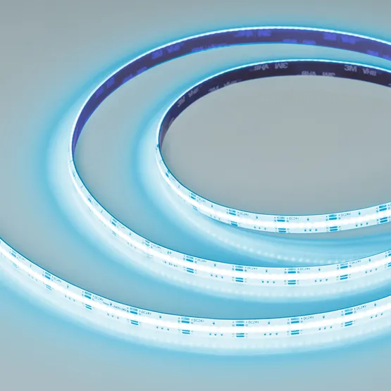Фото #2 товара Светодиодная лента герметичная COB-SE-X840-10mm 24V RGB (16 W/m, IP65, CSP, 5m) (Arlight, -)