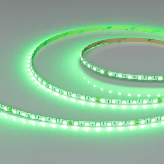 Фото #7 товара Светодиодная лента RT-H96-5mm 24V RGBW-White-4-in-1 (10 W/m, IP20, 5m) (Arlight, узкая)