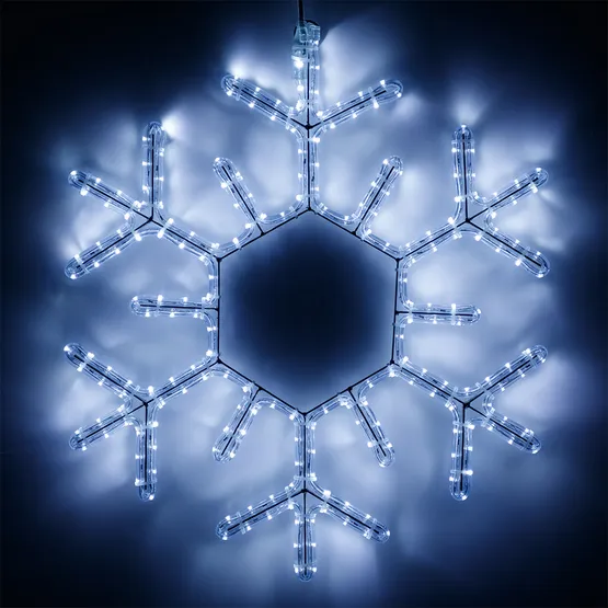 Фото #1 товара Фигура cветодиодная ARD-SNOWFLAKE-M5-600x600-216LED White (230V, 15W) (Ardecoled, IP65)