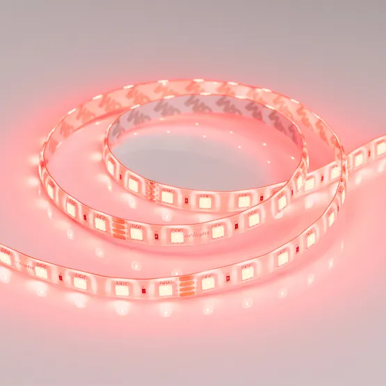 Фото #5 товара Светодиодная лента герметичная RTW-SE-B60-10mm 24V RGB (14.4 W/m, IP65, 5060, 5m) (Arlight, -)
