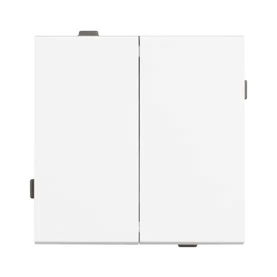 Фото #2 товара Механизм выключателя двухклавишный непроходной SWT-TENDO-MK02-PL-WH (230V, 10A) (Arlight, Белый)