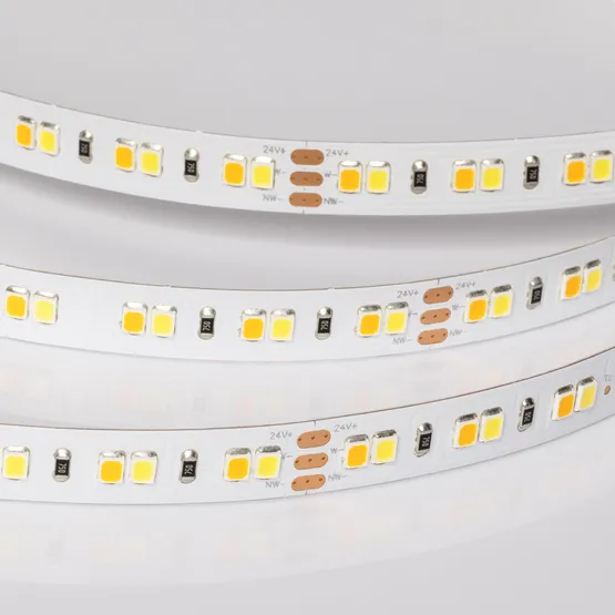 Фото #3 товара Светодиодная лента UL-A140-10mm 24V White-MIX (15 W/m, IP20, 5m) (Arlight, Изменяемая ЦТ)