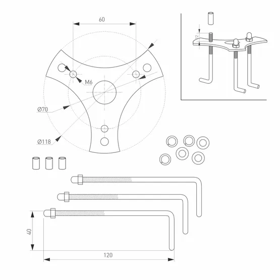 Фото #7 товара Светильник LGD-STEM-BOLL-H900-10W Warm3000 (BK, 185 deg, 230V) (Arlight, IP65 Металл, 3 года)