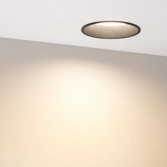 Фото #4 товара Светильник MS-BREEZE-BUILT-R125-16W Warm3000 (BK, 85 deg, 230V) (Arlight, IP20 Металл, 3 года)