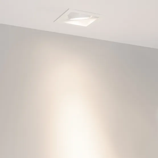 Фото #3 товара Светильник MS-VORTEX-BUILT-S117x117-20W Day4000 (WH-WH, 20 deg, 230V) (Arlight, IP20 Металл, 5 лет)