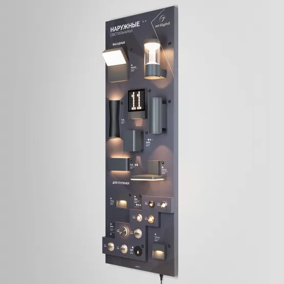 Фото #3 товара Стенд Светильники OUTDOOR-06-1760x600mm (230V) (Arlight, -)