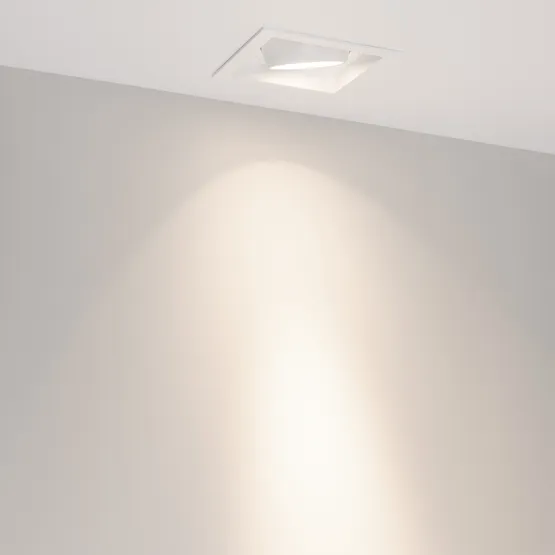 Фото #3 товара Светильник MS-VORTEX-BUILT-S140x140-30W Day4000 (WH-WH, 17 deg, 230V) (Arlight, IP20 Металл, 5 лет)