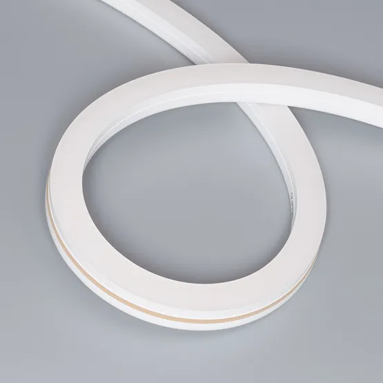 Фото #3 товара Светодиодная лента герметичная MOONLIGHT-SIDE-X280-20x20mm 24V Warm3000 (10 W/m, IP67, 15m, wire x1) (Arlight, Вывод боковой, 5 лет)