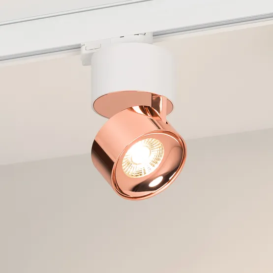 Фото #1 товара Светильник SP-PLURIO-TRACK-4TR-R77-9W Day4000 (WH-COP, 36 deg, 230V) (Arlight, IP20 Металл, 3 года)