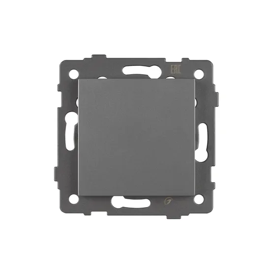 Фото #2 товара Механизм выключателя одноклавишный перекрёстный SWT-MKX1-PL-GR-V (250V, 10A) (Arlight, -)