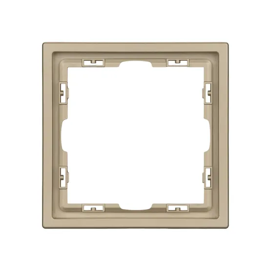 Фото #2 товара Рамка пластиковая FRM-NOBE-SFPL-1-GD (Arlight, Золотой песок)
