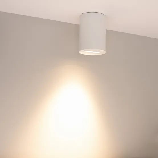 Фото #4 товара Светильник SP-FOCUS-R86-10W Warm3000 (WH, 50 deg, 230V) (Arlight, IP54 Металл, 5 лет)