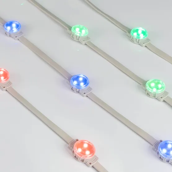 Фото #5 товара Модуль управляемый SPI-F3-D30 12V RGB-RAM-Auto (0.6W, IP68, 120 deg) (Arlight, Пластик, 3 года)