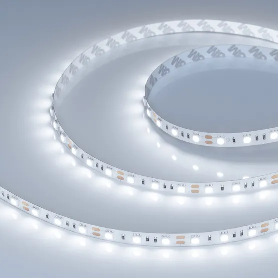 Фото #4 товара Светодиодная лента RT-B60-10mm 12V Cool 8K (14.4 W/m, IP20, 5060, 5m) (Arlight, 14.4 Вт/м, IP20)