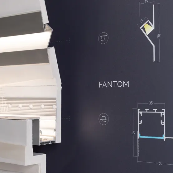 Фото #5 товара Стенд Алюминиевый профиль FANTOM-DECORE-NEW (Arlight, -)