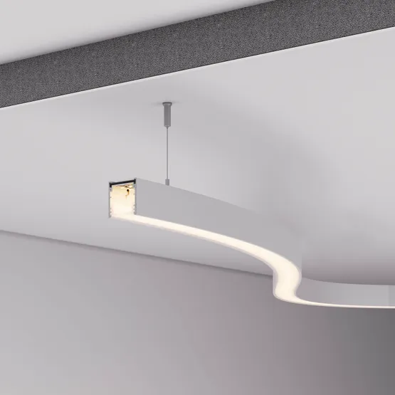 Фото #7 товара Профиль LINE-3535-BENT-SIDE-2000 ANOD (Arlight, Алюминий)