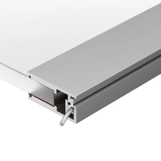 Фото #3 товара Профиль KLUS-GLASS-56-2000 ANOD (Arlight, Алюминий)