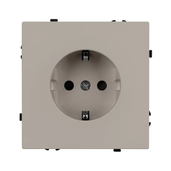 Фото #3 товара Механизм электрической розетки SCT-NOBE-MEU1-SFPL-CA (230V, 16A) (Arlight, Кашемир)