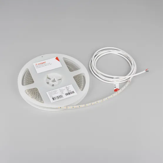 Фото #2 товара Светодиодная лента герметичная RTW-PU-A120-10.5mm 24V White6000 (16.8 W/m, IP68, Wire 2m, 5m) (Arlight, -)
