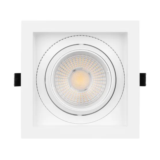 Фото #2 товара Светильник MS-VORTEX-BUILT-S140x140-30W Warm3000 (WH-WH, 50 deg, 230V) (Arlight, IP20 Металл, 5 лет)