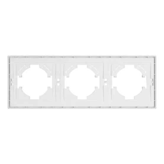 Фото #2 товара Рамка пластиковая FRM-TENDO-PL-3-WH (Arlight, Белый)