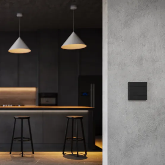 Фото #2 товара INTELLIGENT ARLIGHT Кнопочная панель SMART-ZB-801-22-1G-4SC-MULTI-IN Black (230V) (IARL, IP20 Пластик, 5 лет)