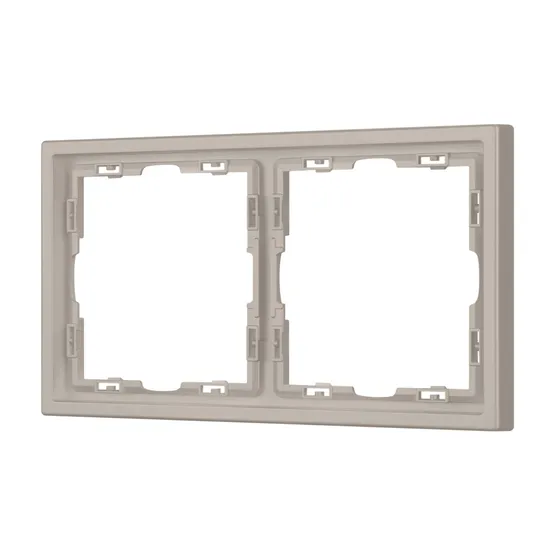 Фото #1 товара Рамка пластиковая FRM-NOBE-SFPL-2-CA (Arlight, Кашемир)