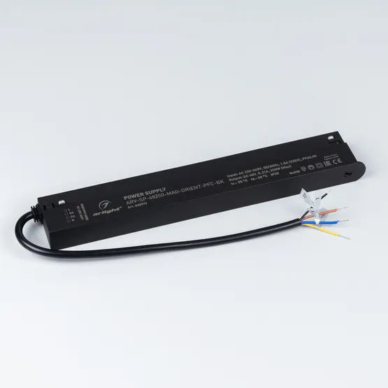 Фото #2 товара Блок питания ARV-SP-48250-MAG-ORIENT-PFC-BK (48V, 5.21A, 250W) (Arlight, IP20 Пластик, 5 лет)